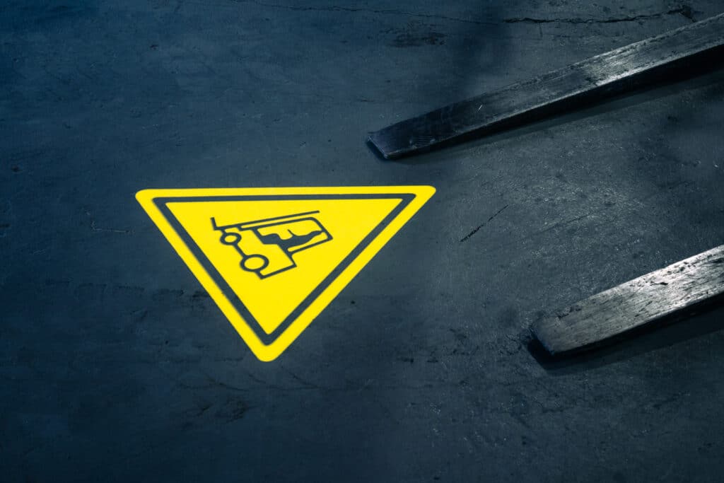 seguridad en el uso de vehículos industriales