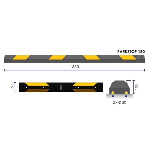 PARKSTOP parking bumpers (copia) - Image 2